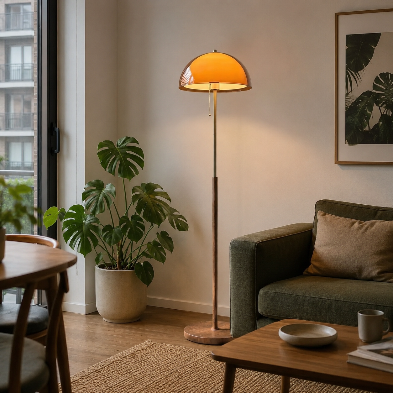 Solnedgang Afterglow Moderne Gulvlampe