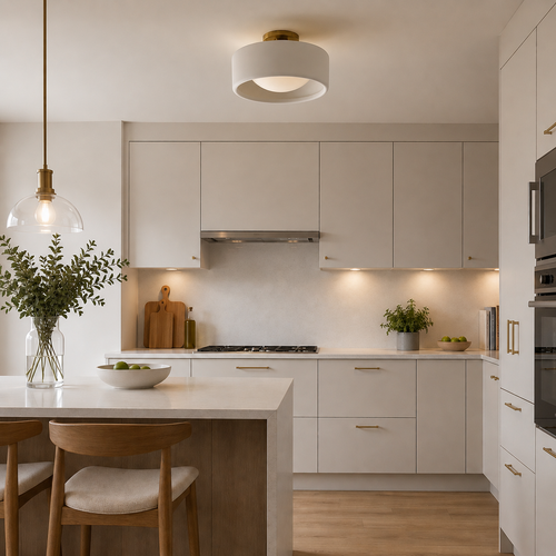 Skyhvit Porselen Taklampe